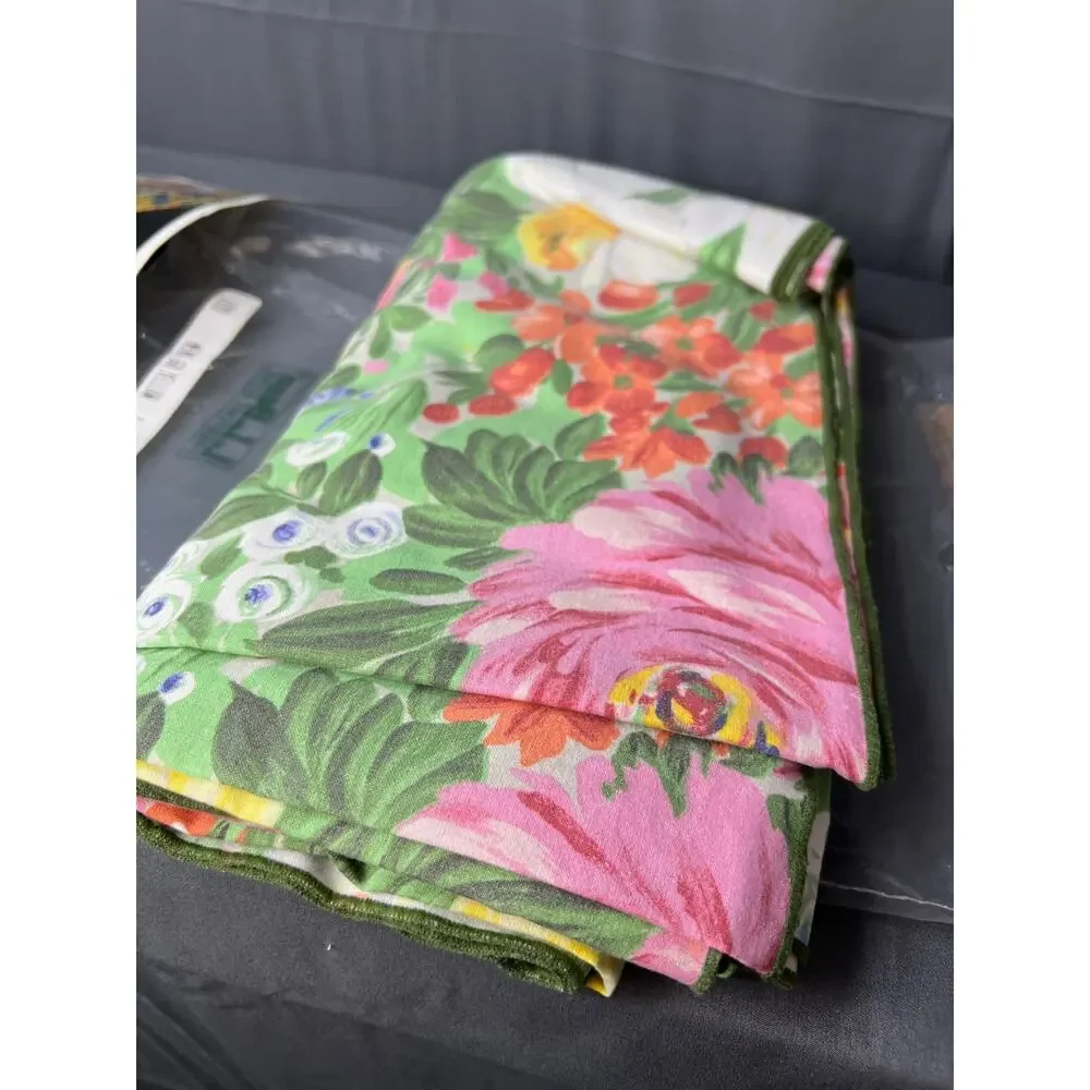 Vtg Tablecloth MONET Easy Care 58” X 108” Foreston Trend NIP